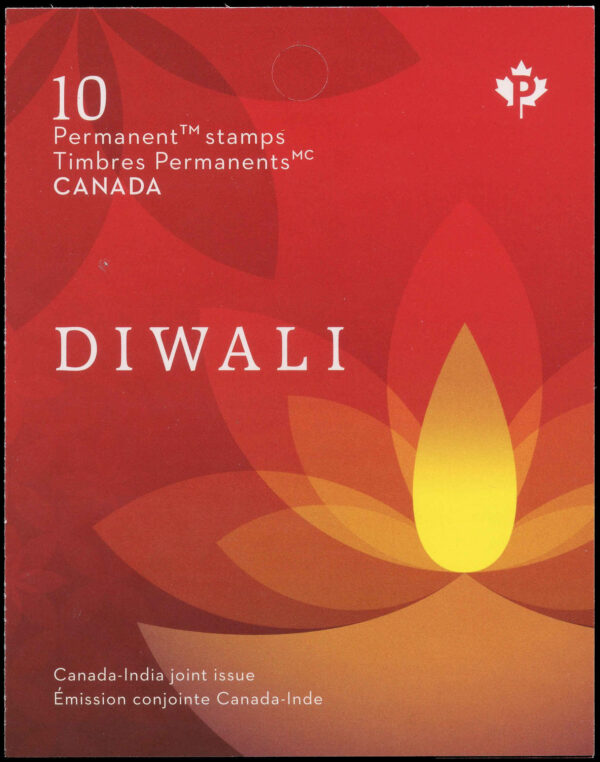 Canada Stamp #(BK676) 3025A - Diwali (2017) 10 x P (85¢)