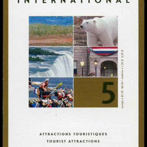 Canada Stamp Booklet - #BK271 Tourist Attractions (2003) 5 x $1.25
