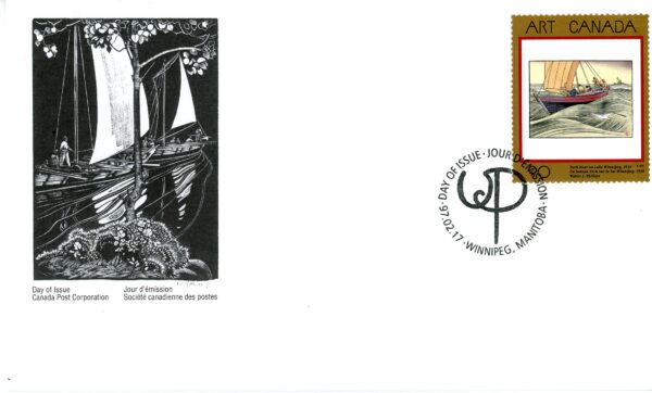 Canada FDC #1635 - York boat on Lake Winnipeg (1997) 90¢ - Image 2