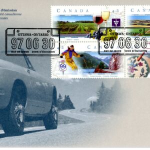 Canada FDC#1653a - Scenic Highways-1 (1997) 4 x 45¢
