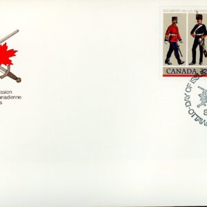 Canada OFDC#1008a - Army Regiments (1983) 2 x 32¢