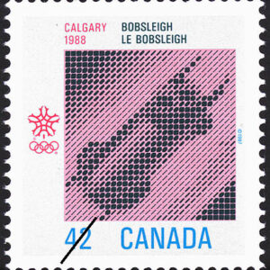 Canada Stamp #1131 - Bobsleigh (1987) 42¢