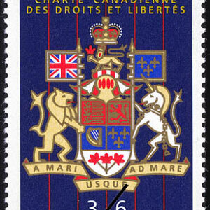 Canada Stamp #1133i - Candian Coat-of-Arms (1987) 36¢