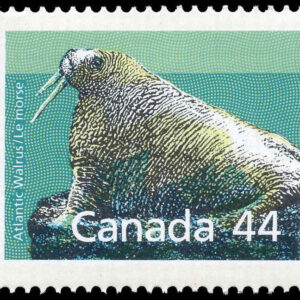 Canada Stamp #1171a - Atlantic Walrus (1989) 44¢