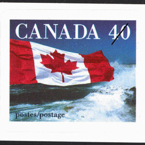 Canada Stamp #1193 - Flag over Seacoast (1991) 40¢