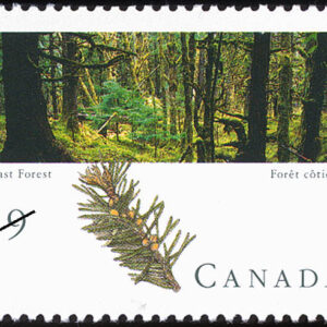 Canada Stamp #1285AI - Coast Forest (1990) 39¢