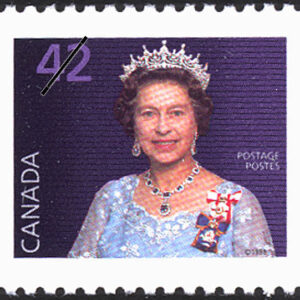Canada Stamp #1357 - Queen Elizabeth II (1991) 42¢