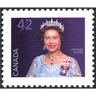 Canada Stamp #1357 - Queen Elizabeth II (1991) 42¢