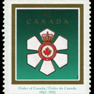 Canada Stamp #1446 - Order of Canada (1992) 42¢