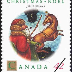 Canada Stamp #1452 - Jouluvana (1992) 42¢