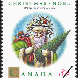 Canada Stamp #1454 - Weihnachtsmann (1992) 84¢