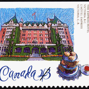 Canada Stamp #1467 - Empress Hotel, Victoria, BC (1993) 43¢