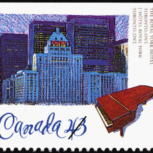 Canada Stamp #1469 - Royal York Hotel, Toronto, ON (1993) 43¢