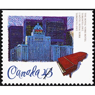 Canada Stamp #1469 - Royal York Hotel, Toronto, ON (1993) 43¢