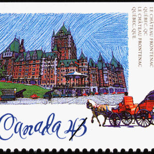 Canada Stamp #1470 - Château Frontenac, Quebec City, QC (1993) 43¢
