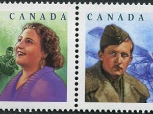Canada Stamp #1526a - Great Canadians (1994) 2 x 43¢