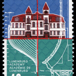 Canada Stamp #1558i - Lunenburg Academy (1995) 43¢