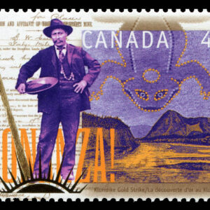 Canada Stamp #1606a - Skookum Jim Mason staked the first claim (1996) 45¢