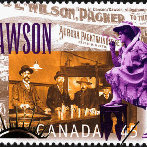 Canada Stamp #1606d - Dawson City, Yukon (1996) 45¢