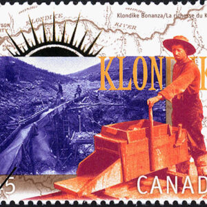 Canada Stamp #1606e - Working the gold claims (1996) 45¢