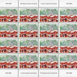 Canada SHEET#1847 - The Assembled Supreme Court Justices (2000) 46¢
