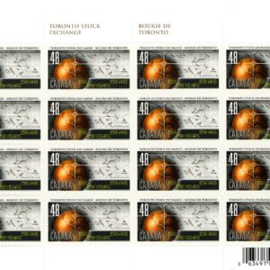 Canada SHEET#1962 - Collage of images related to TSE (2002) 48¢