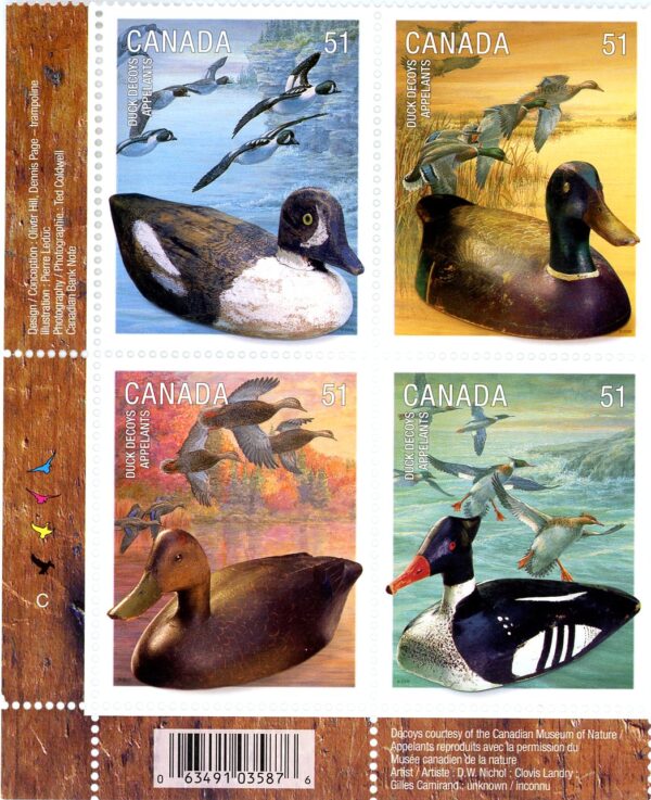 Canada PB#2166a - Duck Decoys (2006) 4 x 51¢ - Image 2