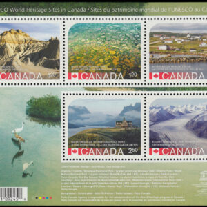Canada Stamp #2857 - Unesco World Heritage Sites in Canada (2015) $8.60