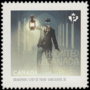 Canada Stamp #2861i - Brakeman Ghost, Vancouver BC (2015) P (85¢)
