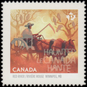 Canada Stamp #2864i - Red River Trail Oxcart, Winnipeg MB (2015) P (85¢)