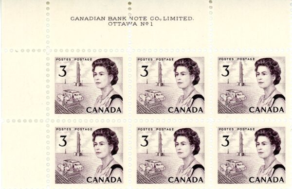 Canada PB#456 - Queen Elizabeth II & Prairies (1967) 3¢ - Image 2