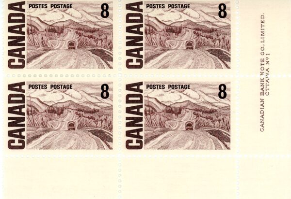 Canada PB#461 - Alaska Highway, by A.Y. Jackson (1967) 8¢ - Image 2