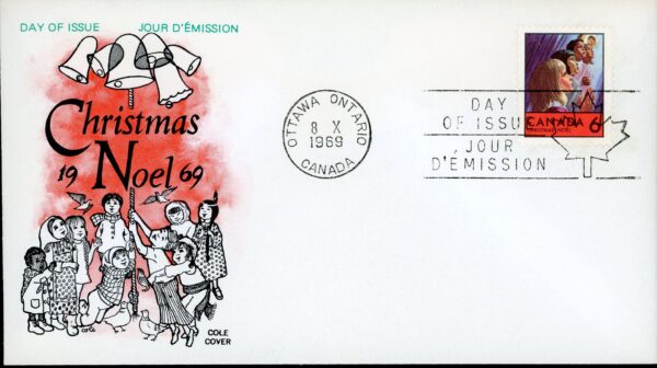 Canada FDC#503 - Children Praying (1969) 6¢