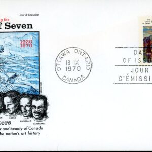 Canada FDC#518 - Isle of Spruce, by Arthur Lismer (1970) 6¢
