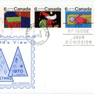 Canada FDC#528a - Christmas (1970) 5 x 6¢