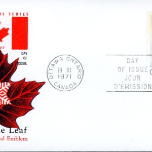 Canada FDC#538 - Winter (1971) 7¢