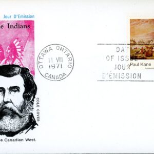 Canada FDC#553i - Indian Encampment on Lake Huron (1971) 7¢