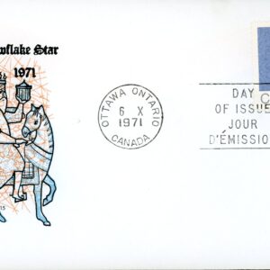 Canada FDC#557 - Snowflake (1971) 15¢