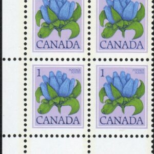 Canada Stamp #705 - Bottle Gentian (1977) 1¢