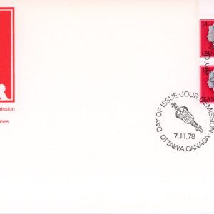 Canada OFDC#716 - Queen Elizabeth II (1978) 14¢ PLATE BLOCK