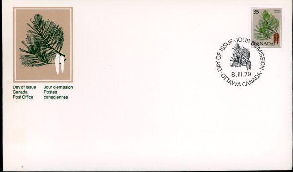 Canada OFDC#721 - White Pine (1979) 35¢ - Image 2