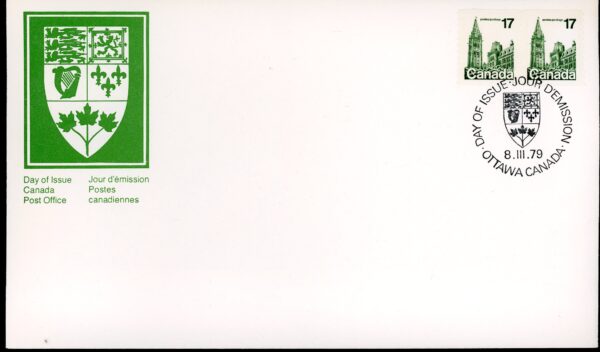 Canada OFDC#806 - Houses of Parliament (1978) 2 X 17¢ - Image 2