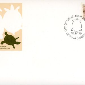 Canada OFDC#813 - Spiny Soft-Shelled Turtle (1979) 17¢