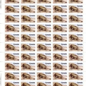 Canada SHEET#813 - Spiny Soft-Shelled Turtle (1979) 17¢