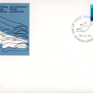 Canada OFDC#814 - Bowhead Whale (1979) 35¢