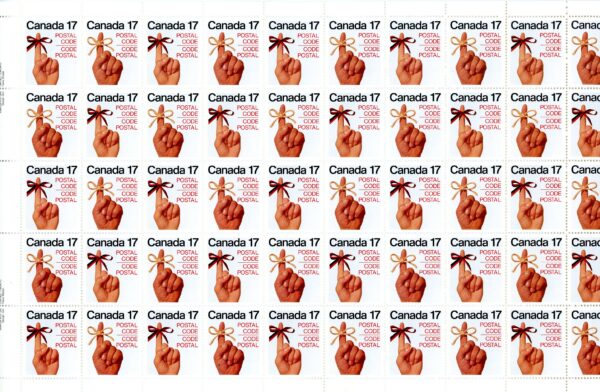 Canada SHEET#816a - Postal Code (1979) 2 x 17¢ - Image 2