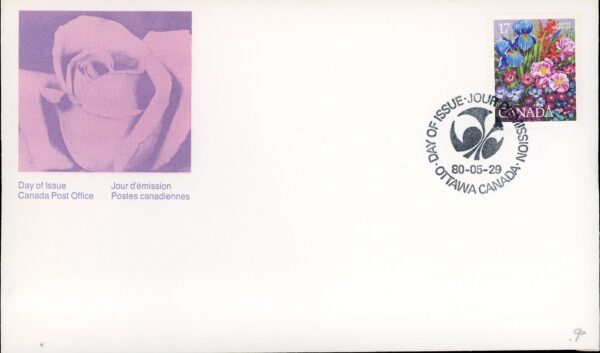 Canada OFDC#855 - Flower Garden (1980) 17¢