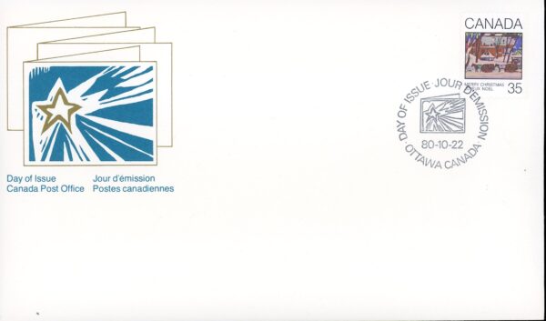 Canada OFDC#872 - McGill Cab Stand (1980) 35¢