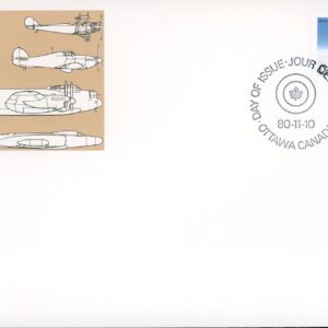 Canada OFDC#873 - Avro Canada CF-100 (1950) (1980) 17¢