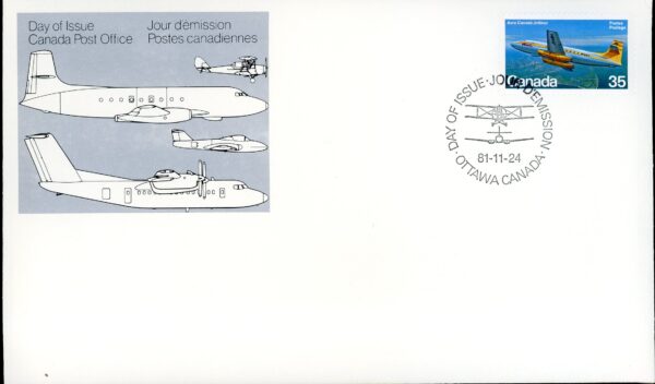Canada OFDC#905 - Avro Canada C-102 (1981) 35¢